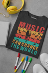 MUSIC CAN CHANGE THE WORLD 100% COTTON T-SHIRT (UNISEX FIT)