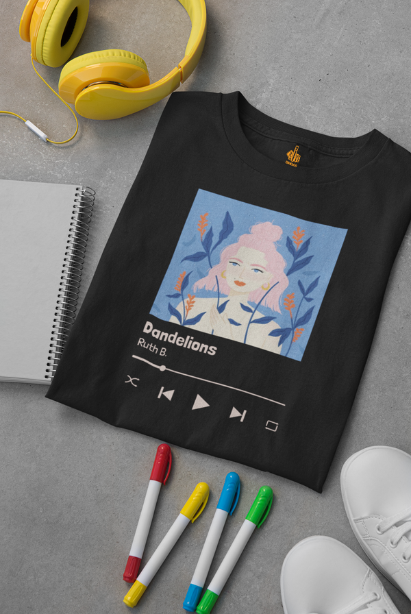 DANDELIONS 100% COTTON T-SHIRT (UNISEX FIT)