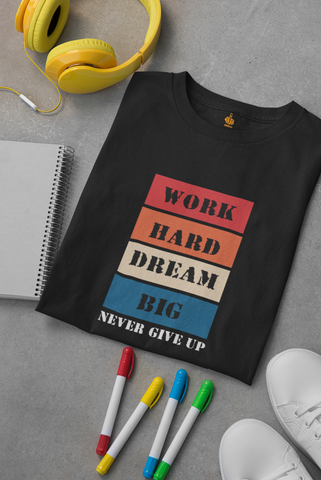 WORKHARD mtv 100% COTTON T-SHIRT (UNISEX FIT)