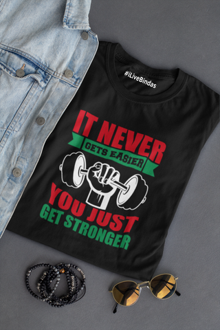 STRTONGER 100% COTTON T-SHIRT (UNISEX FIT)