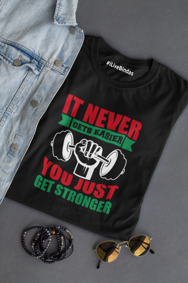 STRTONGER 100% COTTON T-SHIRT (UNISEX FIT)