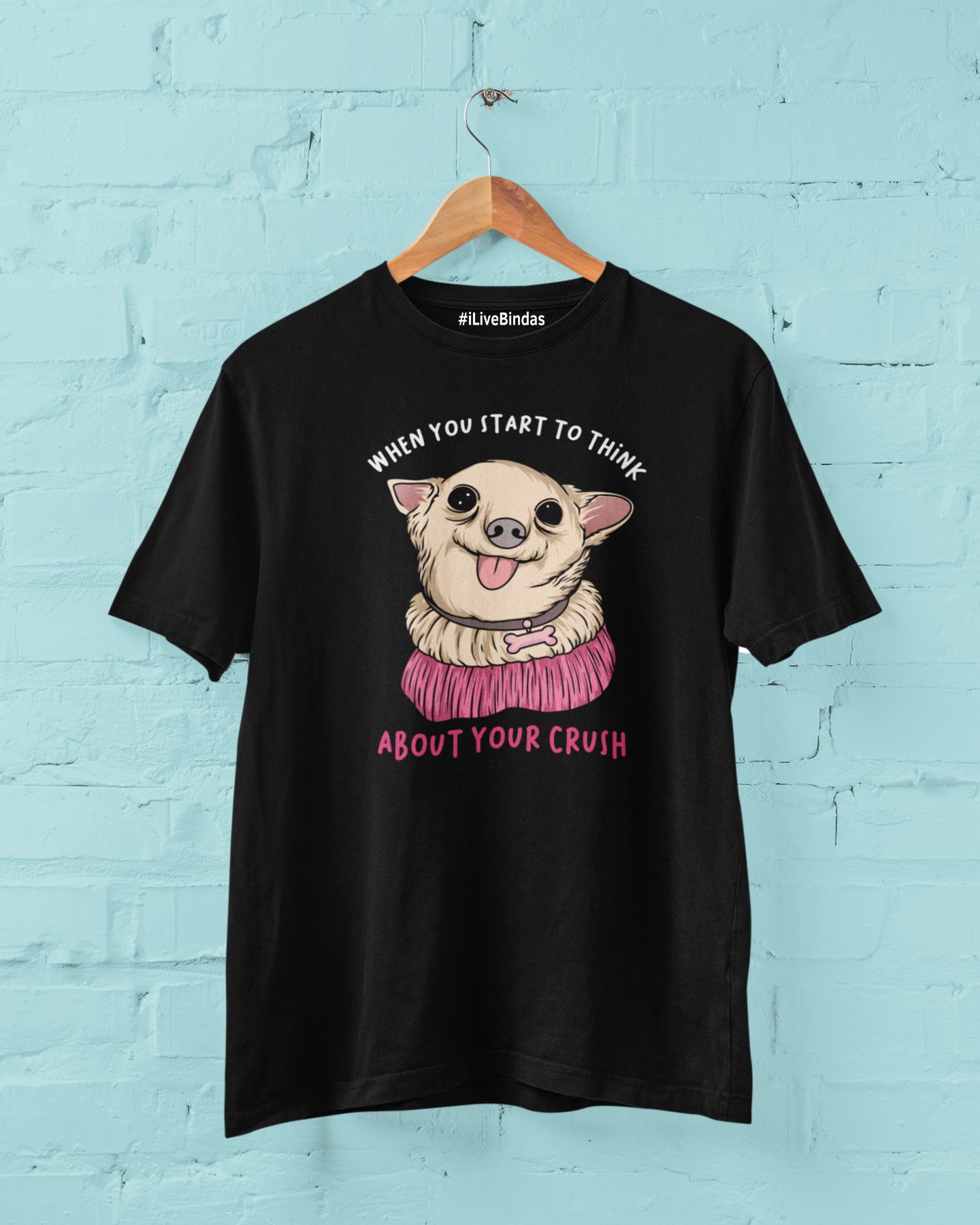 DOG CRUSH 100% COTTON T-SHIRT (UNISEX FIT)