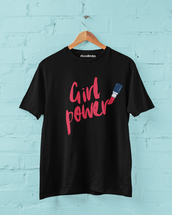 GIRL POWER 100 % COTTON T-SHIRT