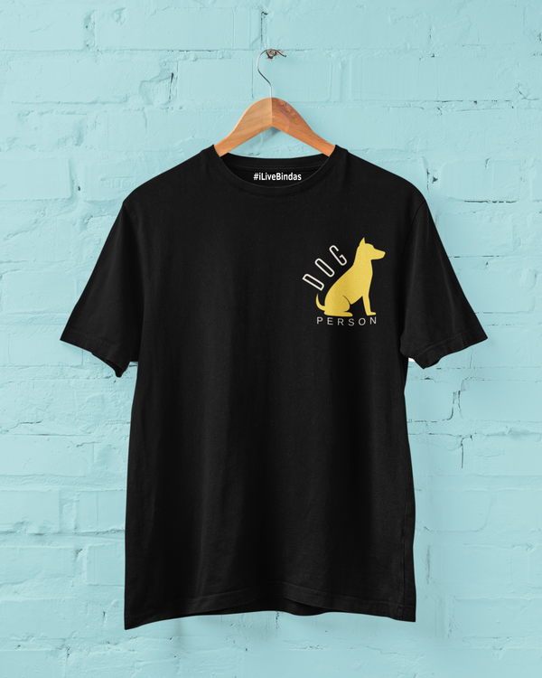 DOG PERSON 100 % COTTON T-SHIRT