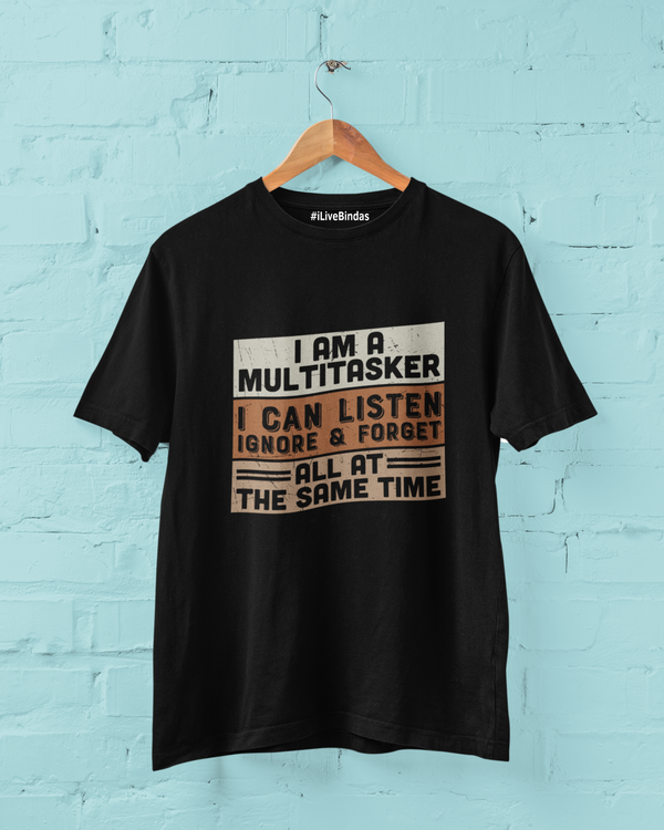 MULTITASKER 100% COTTON T-SHIRT (UNISEX FIT)