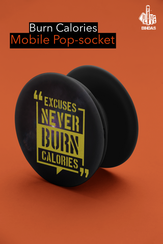 Burn Calories Mobile Pop-Socket