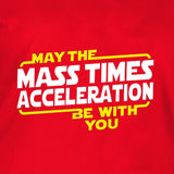 May the Mass Times Acceleration (F) - Red