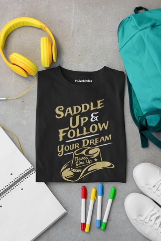 Saddle 100% COTTON T-SHIRT (UNISEX FIT)