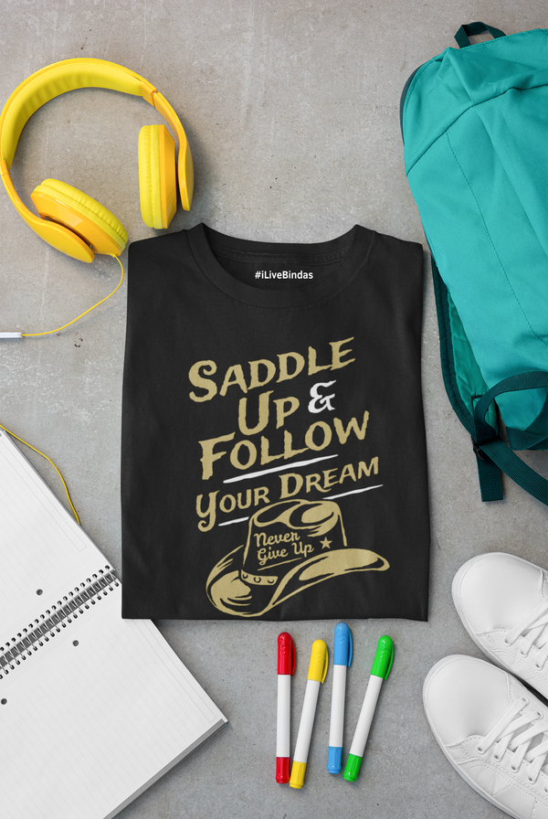 Saddle 100% COTTON T-SHIRT (UNISEX FIT)