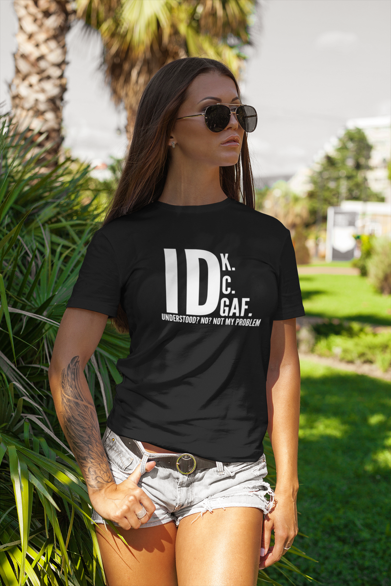IDK 100% COTTON T-SHIRT (UNISEX FIT)