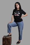 TIME TO TRAVEL BLACK (UNISEX FIT )