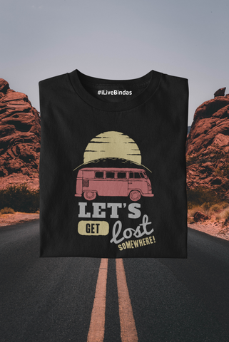 GET LOST 100% COTTON T-SHIRT (UNISEX FIT)