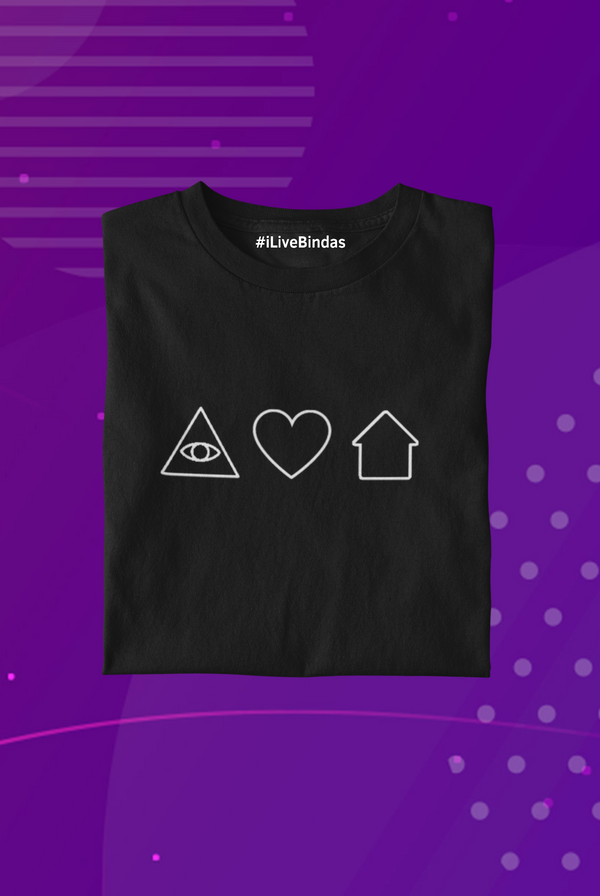 LOVE MINIMAL 100% COTTON T-SHIRT (UNISEX FIT)