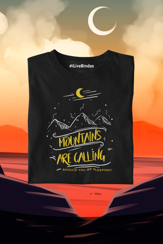 MOUNTAINS 100% COTTON T-SHIRT