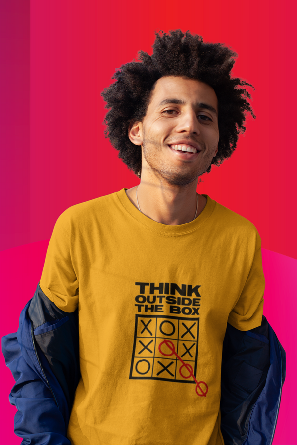 Think Outside the Box (M) - Mustard Yellow