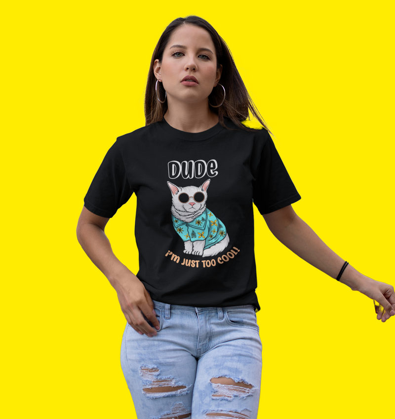 COOL DUDE 100% COTTON T-SHIRT (UNISEX FIT)