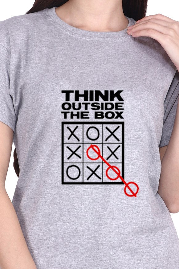 Think Outside the Box (F) - Grey