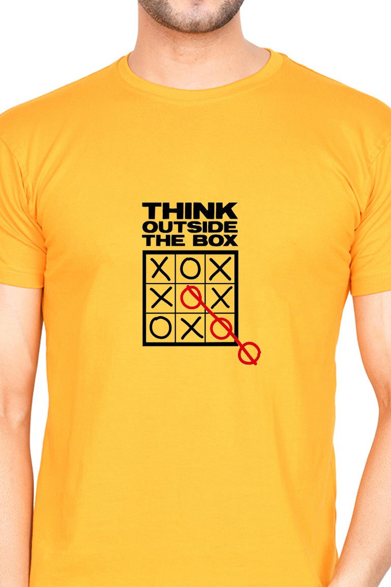 Think Outside the Box (M) - Mustard Yellow